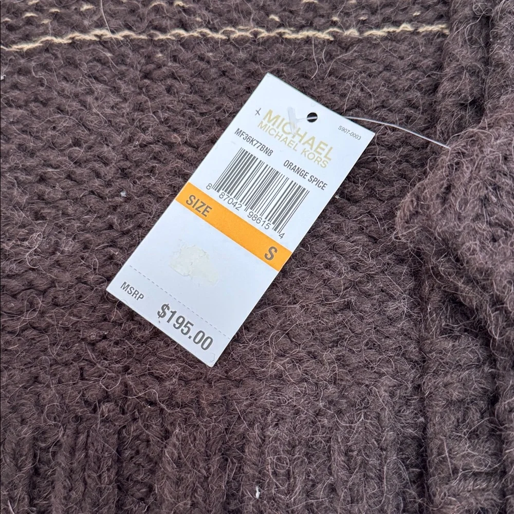 Michael Kors Multicolor Turtleneck Poncho - Picture 4 of 4